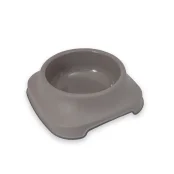 Миска Irak Plast для собак та котів, пластик, бежевий, 2 л