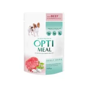 Вологий корм Optimeal Beef&Cranberries Adult для дорослих собак, яловичина та журавлина в желе, 100 г
