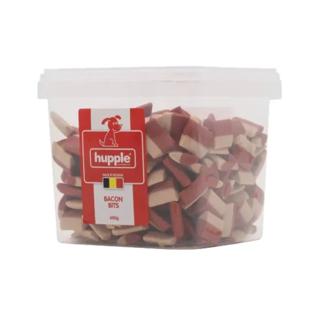 Ласощі Hupple Softy Bacon Bits для собак, м'які шматочки з бекону, 600 гр