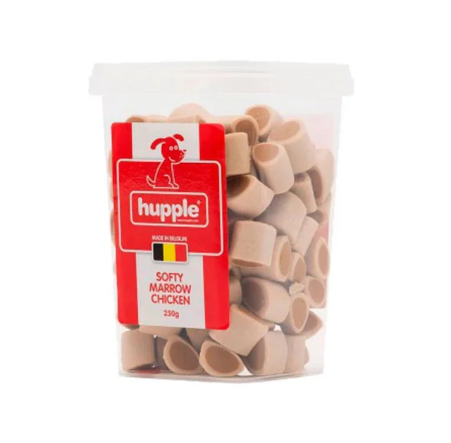 Лакомства Hupple Softy Marrow Chicken для собак, мягкие биточки с курицей, 250 г