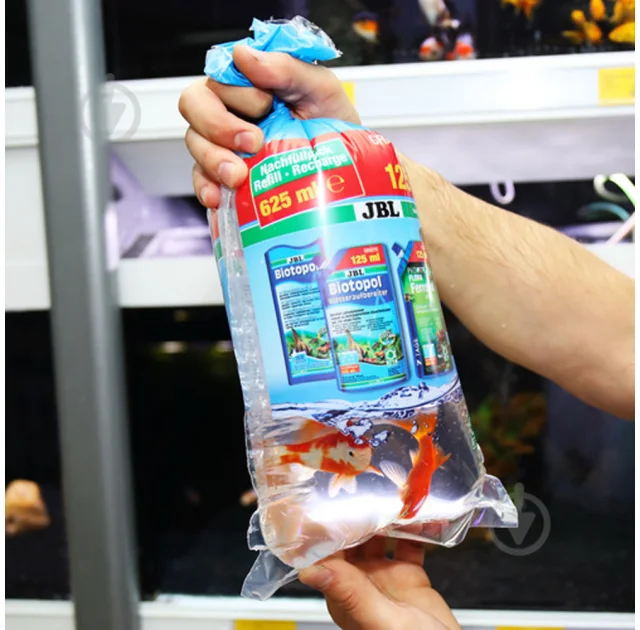 Качественный пакет JBL Fish Bag S для транспортировки рыб, маленький