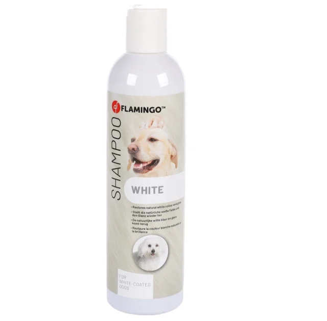Шампунь Flamingo Shampoo White Coat для собак, со светлой шерстью, 300 мл