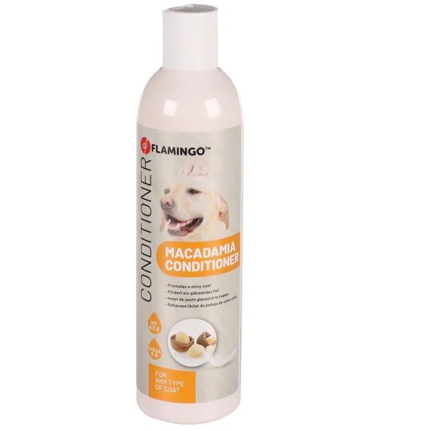 Кондиціонер Flamingo Balm Macadamia Oil для собак і котів, з маслом макадамії, 300 мл
