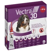 Краплі Ceva Vectra 3D від бліх і кліщів для собак вагою від 40 до 65 кг, 8.0 мл, ціна за 1 піпетку
