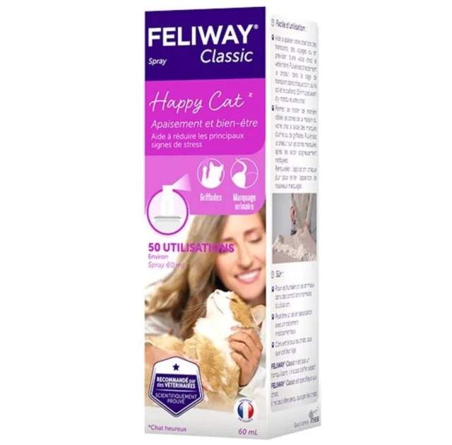 Спрей Ceva Feliway для коррекции поведения кошек, 60 мл