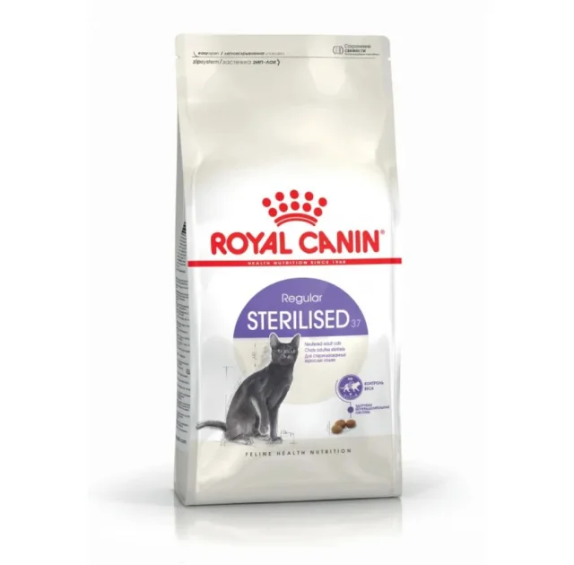 Сухий корм Royal Canin Sterilised 37 для стерилізованих котів, 1.6 кг + 400 г у подарунок