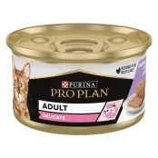Влажный корм Purina Pro Plan Delicate для кошек с чувствительным пищеварением, с индейкой, 85 г