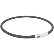 Нашийник Trixie USB Flash Light Ring, що світиться, для собак, силікон, розмір XS-XL, 10 мм/70 см, чорний/червоний