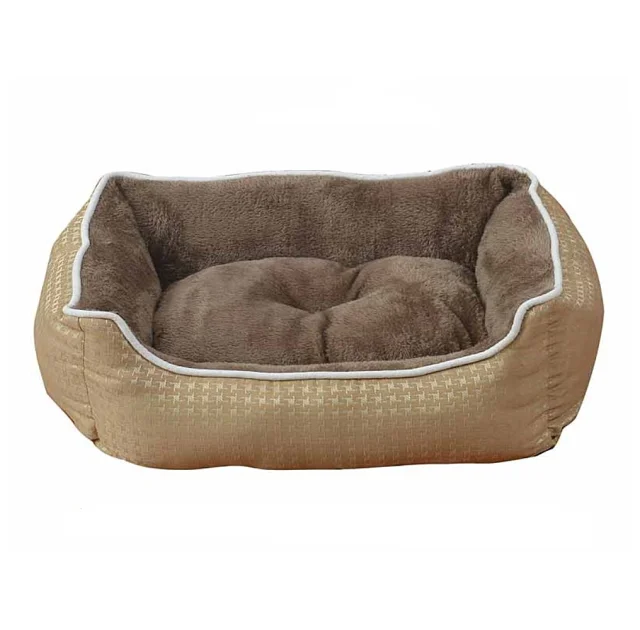 Лежак Animall Nena Star для собак и кошек, с рисунком, размер L, 62×50×17 см, брауни