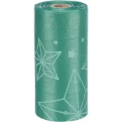 Пакети Trixie Dog Poop Bags для прибирання за собакою, різдвяні, 8 рулонів по 20 штук