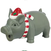 Іграшка Trixie Pig для собак, різдвяне порося, латекс, 16 см