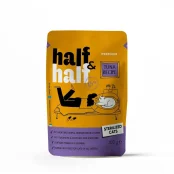 Вологий корм Half&Half для стерилізованих котів, шматочки з тунцем у соусі, пауч, 100 г