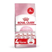 Акційний набір Royal Canin Kitten для кошенят від 4 до 12 місяців, 2 кг + 4 паучі в подарунок