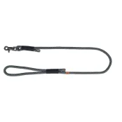 Поводок Trixie Soft Rope для собак, размер S-XL, 1 м/10 мм, черный/серый
