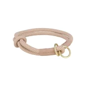 Ошейник-удавка Trixie Soft Rope для собак, размер XS-S, 30 см/10 мм, розовый/светло-розовый