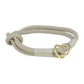 Ошейник-удавка Trixie Soft Rope для собак, размер XS-S, 30 см/10 мм, серый/светло-серый