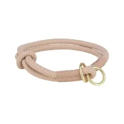 Ошейник-удавка Trixie Soft Rope для собак, размер S-M, 40 см/10мм, розовый/светло-розовый