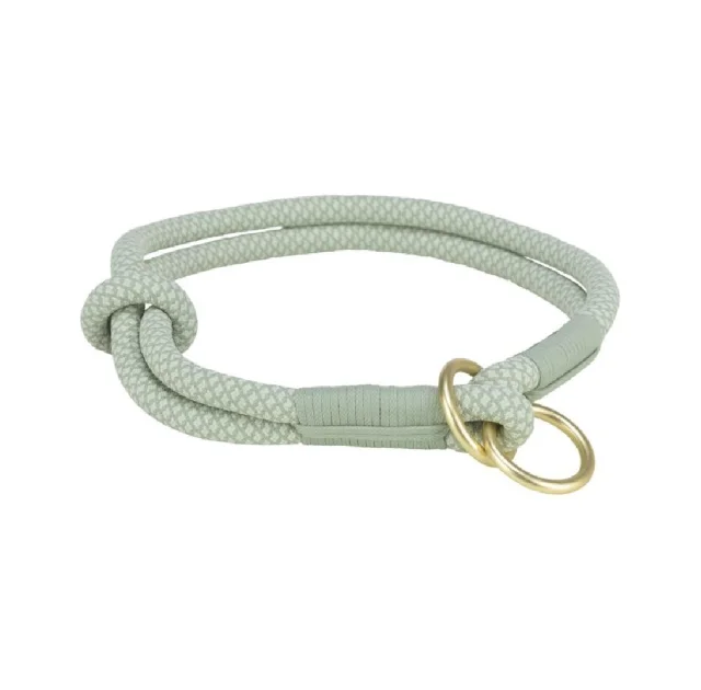 Ошейник-удавка Trixie Soft Rope для собак, размер L-XL, 55 см/10мм, шалфей/мятный