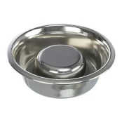 Миска Trixie Feeding Slow для собак, нержавіюча сталь, 1.1 л, 21 см