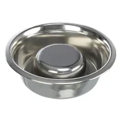 Миска Trixie Feeding Slow для собак, нержавіюча сталь, 1.5 л, 24 см