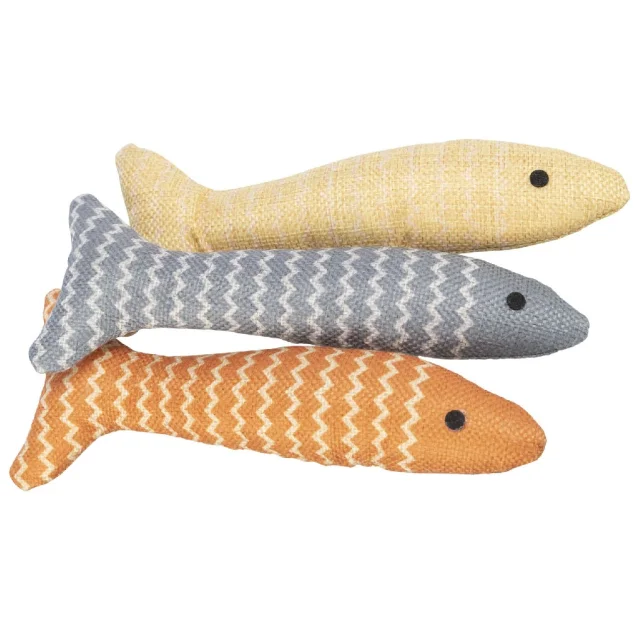 Игрушка Trixie Fish рыба, для кошек, ткань, 20 см