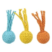 Игрушка Trixie Rattling Ball шар-погремушка, для кошек, бумажная веревка, 4×11 см