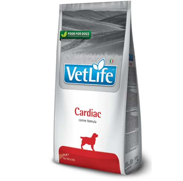 Сухой лечебный корм для собак Farmina Vet Life Cardiac диет. питание, при хронической сердечной недостаточности, 2 кг