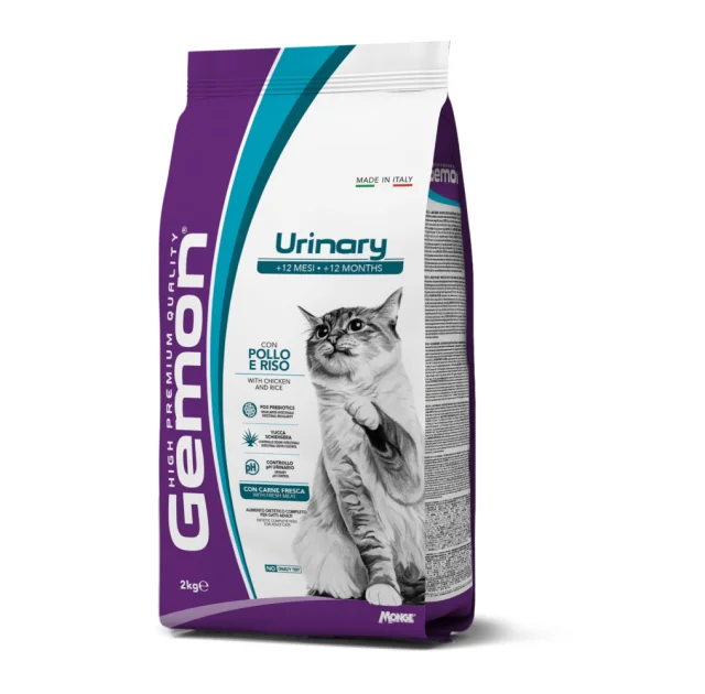 Сухий корм Gemon Cat Urinary підтримка сечовидільної системи для дорослих кішок, курка з рисом, 2 кг