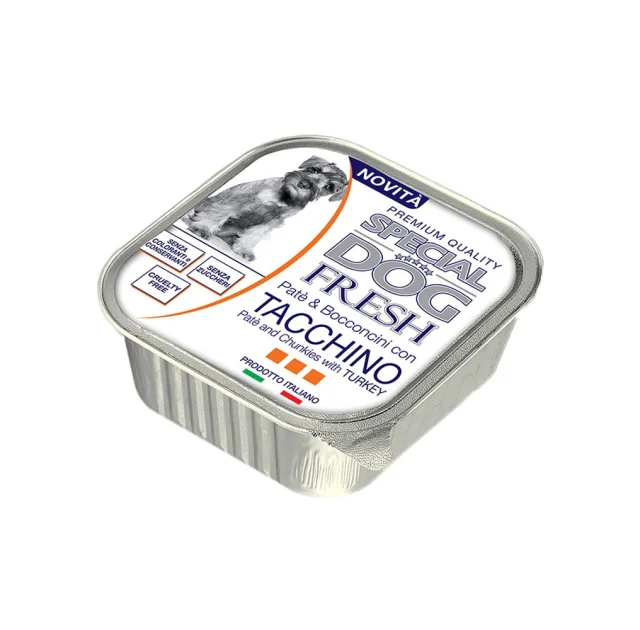 Вологий корм Monge SDE Dog Wet Fresh для собак, з індичкою, 150 г