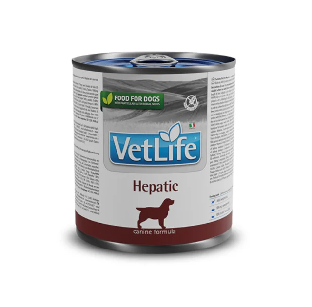 Влажный корм Farmina Vet Life Hepatic для собак диет. питание, при хронической печеночной недостаточности, 300 г