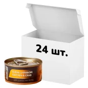 Упаковка консервов AnimAll для кошек, курица с крабом, 85 г, 24 штуки