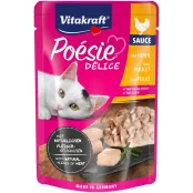 Вологий корм Vitakraft Poesie Delice для котів, з куркою, в соусі, 85 г