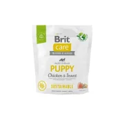 Сухий корм Brit Care Sustainable Puppy для цуценят, курка і комахи, 1 кг