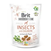 Ласощі Brit Care Crunchy Cracker Insects with Salmon для собак, для чутливого травлення комахи і лосось чебрець, 200 г