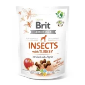 Ласощі Brit Care Crunchy Cracker Insects with Turkey, для собак, для підтримки ваги, комахи та індичка яблуко, 200 г