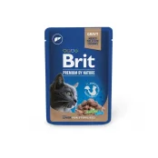 Вологий корм Brit Premium Sterilised Plate для стерилізованих котів, ціна за упаковку 12 шт х 100 г