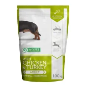 Вологий корм Nature's Protection Optimal Condition Chicken&Turkey для дорослих собак, курка та індичка, 100 г