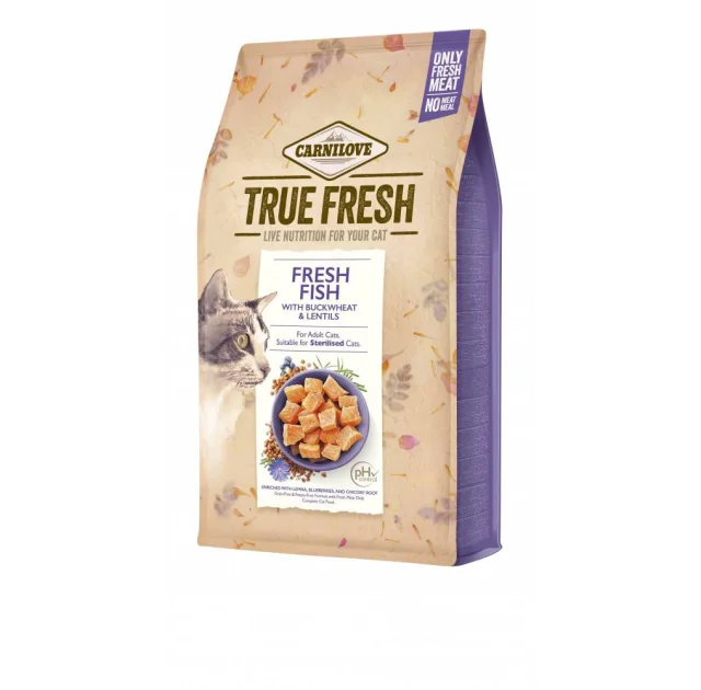 Сухий корм Carnilove True Fresh Cat Fish, для дорослих котів, з рибою, 340 г