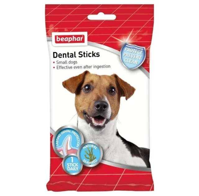 Жевательные палочки для зубов и десен Beaphar Dental Sticks для собак малых пород, 7 шт