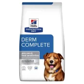 Сухий корм Hill's Prescription Diet Canine Derm Complete корм для собак, при харчовій алергії та атопічному дерматиті, яйце та рис, 4 кг