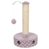 Дряпка Trixie Junior Scratching Post для кошенят, фліс, 47 см, світло-бузкова