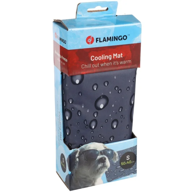 Килимок охолоджуючий Flamingo Cooling Mat для тварин, розмір S, 50×40 см, сірий