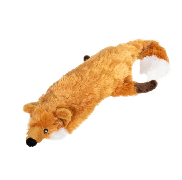 Іграшка GiGwi Catch & fetch Лисиця з великою пищалкою для собак, штучне хутро, 63 см