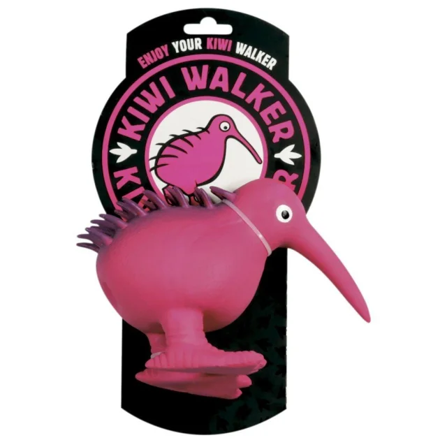 Іграшка Kiwi Walker Птах ківі для собак, рожевий, 8.5 см