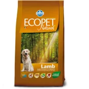 Сухий корм Farmina Ecopet Natural Adult Medium для дорослих собак середніх порід з чутливим травленням, з ягням, 12 кг