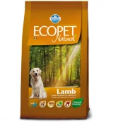 Сухий корм Farmina Ecopet Natural Adult Medium для дорослих собак середніх порід з чутливим травленням, з ягням, 2.5 кг