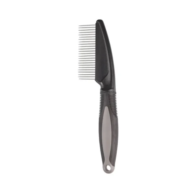 Гребінець Flamingo Comb Medium Comfort для собак, з середніми круглими зубцями (24 шт), 21×5.5 см