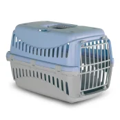Переноска Bergamo Gipsy 1 small Light Green для тварин, пластикові дверцята, 46×31×32 см