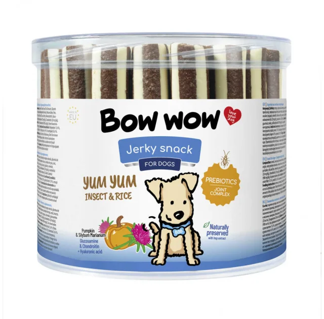 Лакомство для собак Bow wow, палочки с рисом и белком насекомых, 35 шт
