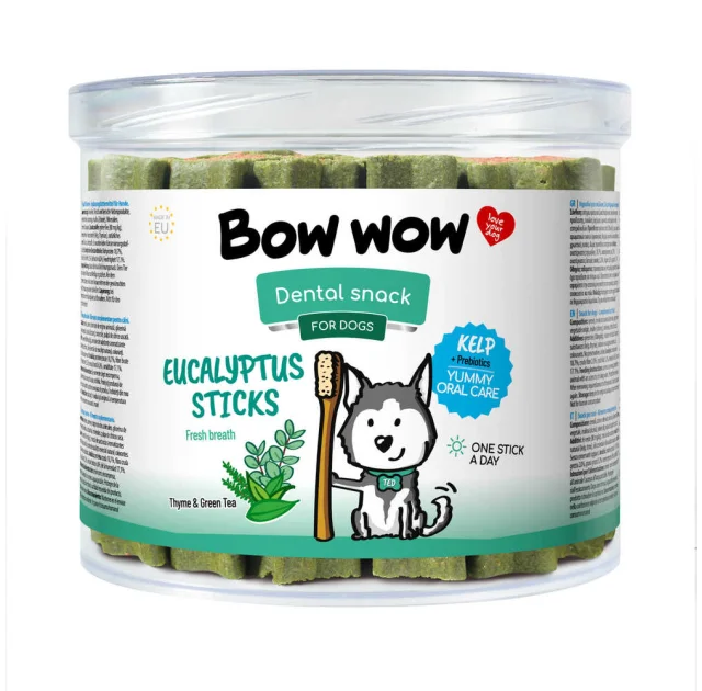 Лакомство для собак Bow wow Dental, эвкалиптовые палочки, 10 см
